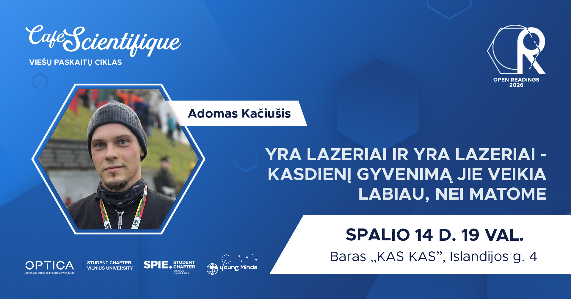 Adomas Kačiušis Cafe Scientifique Facebook 