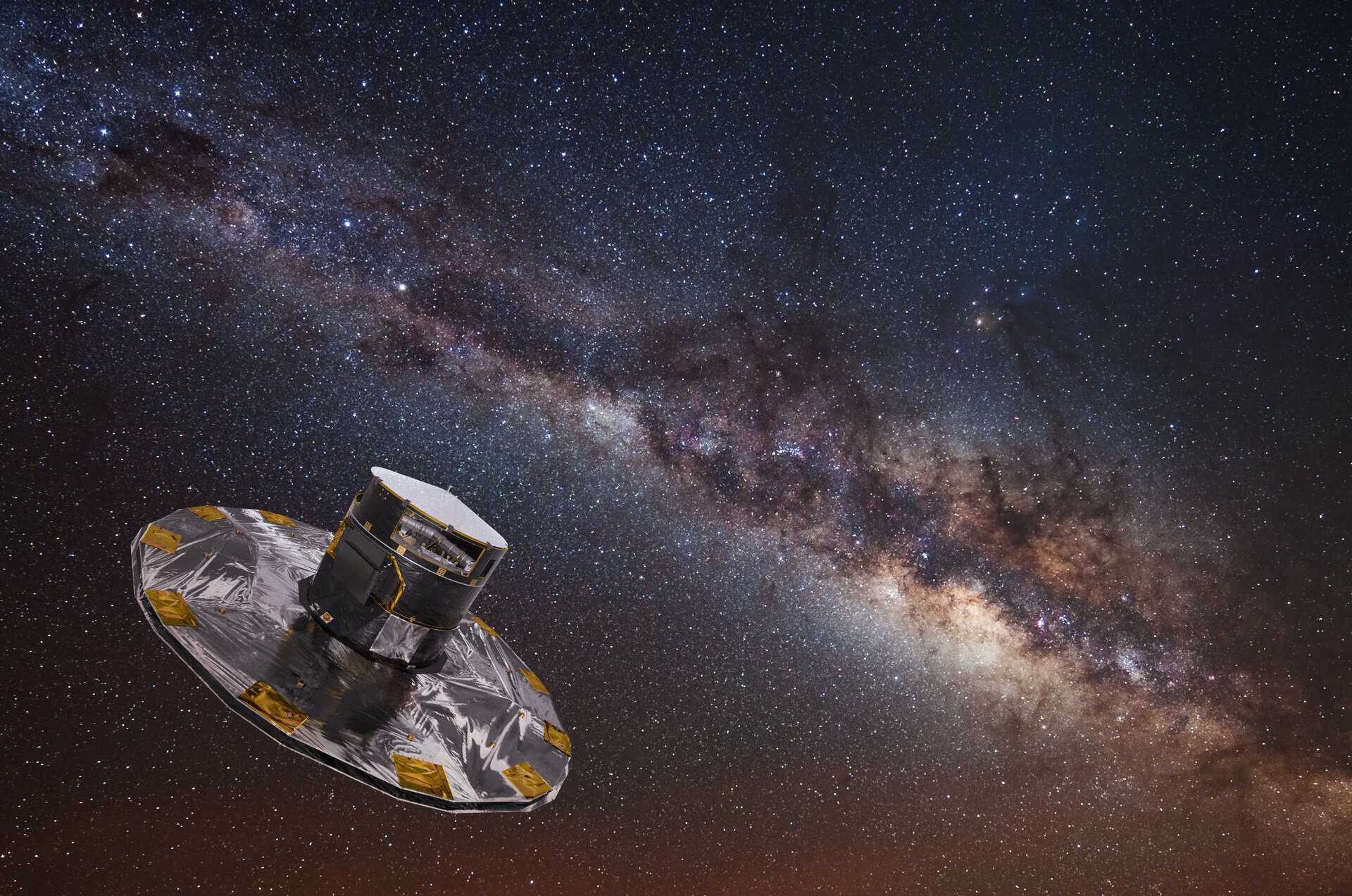 Gaia mapping the stars of the Milky Way pillars