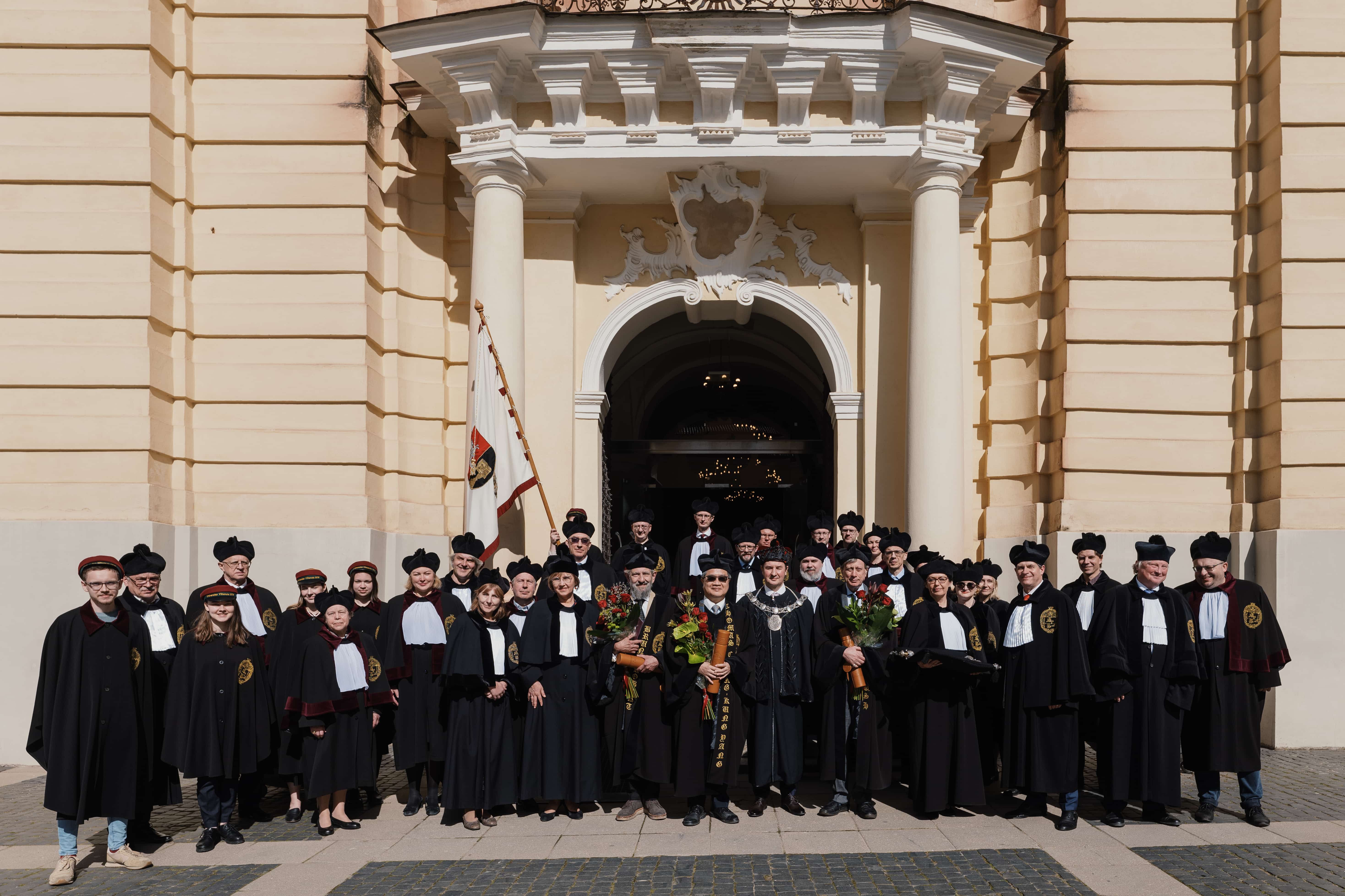 ikilmingame vilniaus universiteto senato posdyje suteikiami vilniaus universiteto garbs daktaro vardai 2022 05 10 52064295649 o min