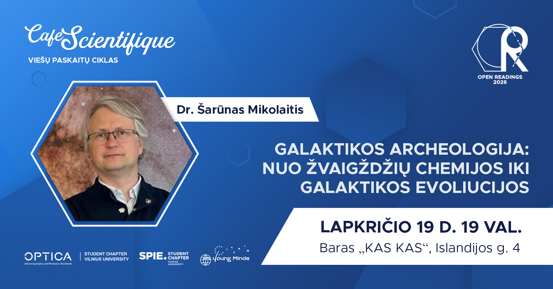 Šarūnas Mikolaitis Cafe Scientifique Facebook 